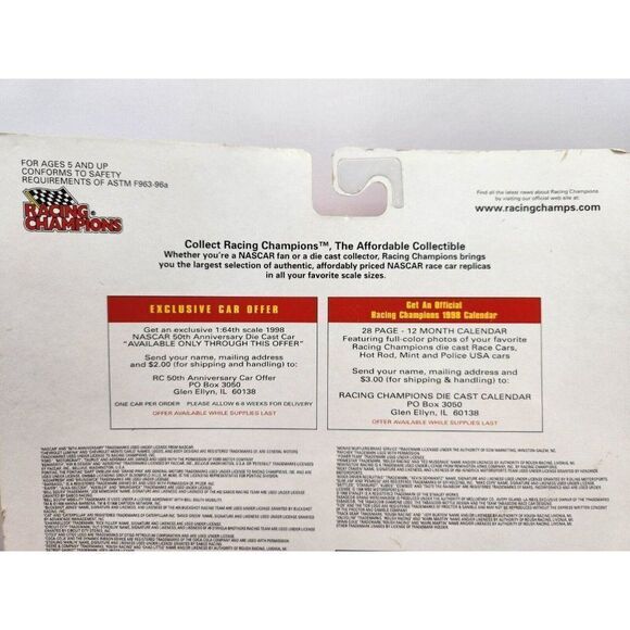 Racing Champions 50th Anniversary Team Transporter #10 Ricky Rudd Tide Racing - Picture 6 of 7